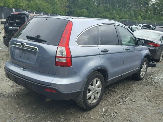 5J6RE48519L060603 - 2009 HONDA CR-V EX BLUE photo 4