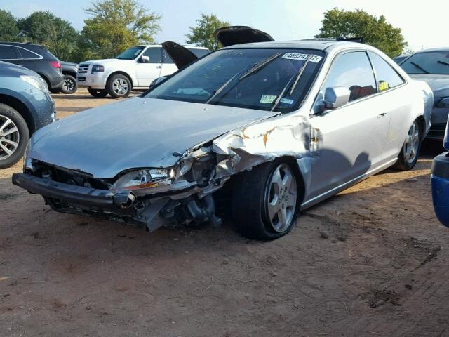 1HGCG2255YA033760 - 2000 HONDA ACCORD EX SILVER photo 2