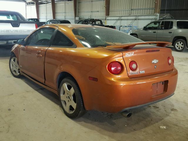 1G1AM18B067717110 - 2006 CHEVROLET COBALT SS ORANGE photo 3