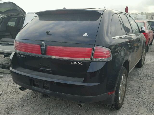 2LMDU68C37BJ17099 - 2007 LINCOLN MKX BLACK photo 4