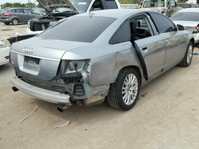 WAUDH74F57N040456 - 2007 AUDI A6 3.2 QUA SILVER photo 4