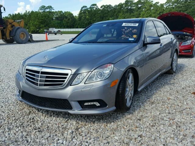 WDDHF7CBXAA158368 - 2010 MERCEDES-BENZ E 550 GRAY photo 2