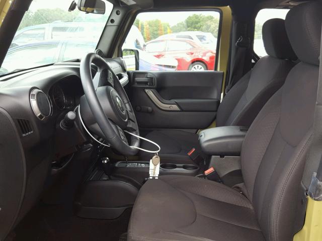 1C4AJWAG5DL676738 - 2013 JEEP WRANGLER S GREEN photo 5