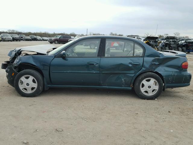 1G1NE52J016268810 - 2001 CHEVROLET MALIBU LS Yaşıl foto 9