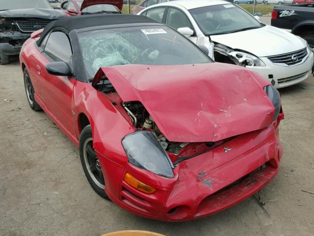 4A3AE55H13E168591 - 2003 MITSUBISHI ECLIPSE RED photo 1