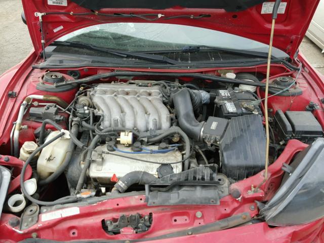 4A3AE55H13E168591 - 2003 MITSUBISHI ECLIPSE RED photo 7