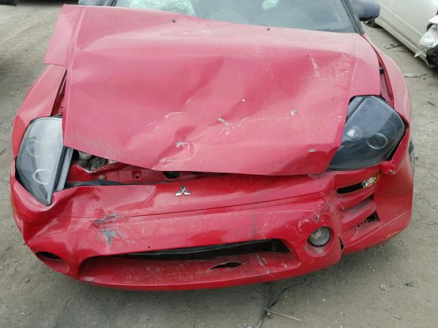 4A3AE55H13E168591 - 2003 MITSUBISHI ECLIPSE RED photo 9