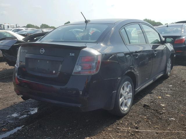 3N1AB6AP1CL649989 - 2012 NISSAN SENTRA 2.0 BLACK photo 4