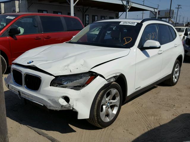 WBAVM1C55EVW53017 - 2014 BMW X1 SDRIVE2 WHITE photo 2