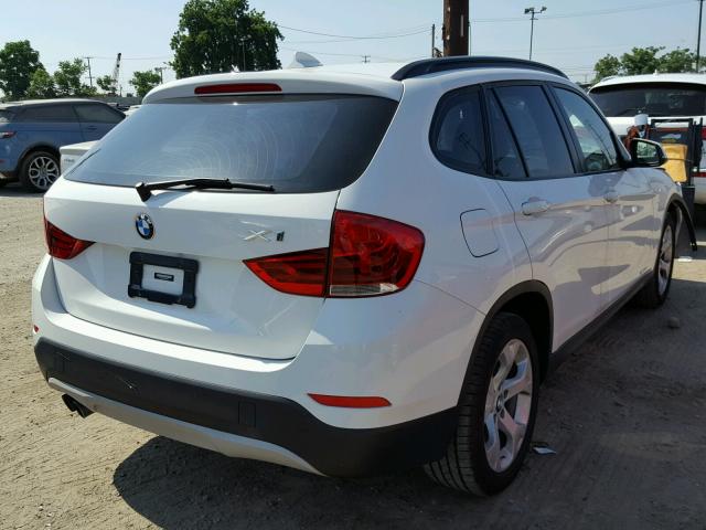 WBAVM1C55EVW53017 - 2014 BMW X1 SDRIVE2 WHITE photo 4