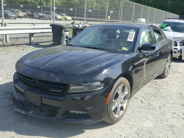 2C3CDXJG7GH229288 - 2016 DODGE CHARGER SX BLACK photo 2