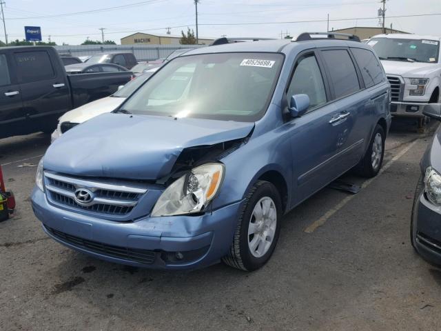 KNDMC233376016341 - 2007 HYUNDAI ENTOURAGE BLUE photo 2