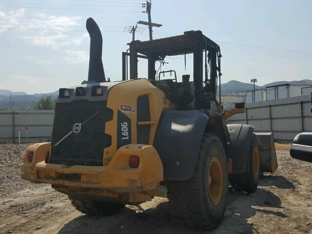 VCE0L60GP00001639 - 2013 VOLVO L60F YELLOW photo 4