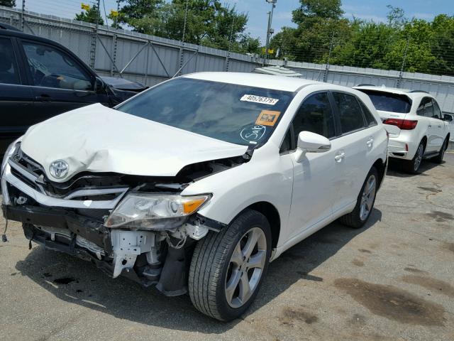 4T3ZK3BB5DU058124 - 2013 TOYOTA VENZA LE WHITE photo 2