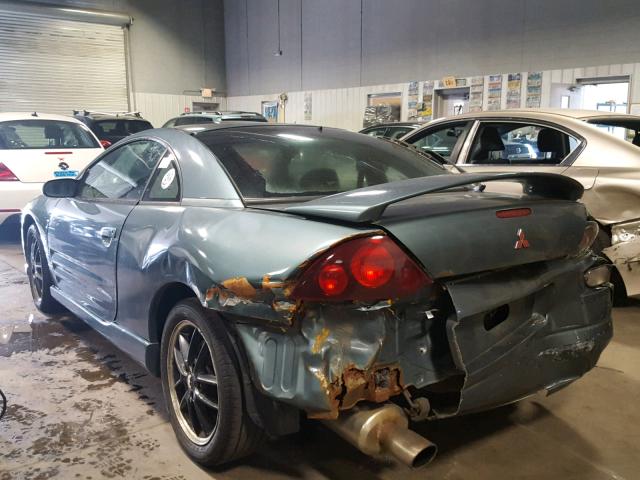 4A3AC54L4YE118061 - 2000 MITSUBISHI ECLIPSE GT BLUE photo 3