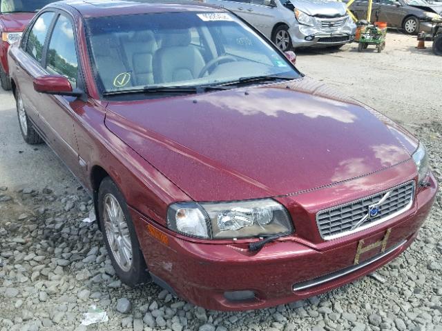 YV1TH592551409033 - 2005 VOLVO S80 2.5T BURGUNDY photo 1