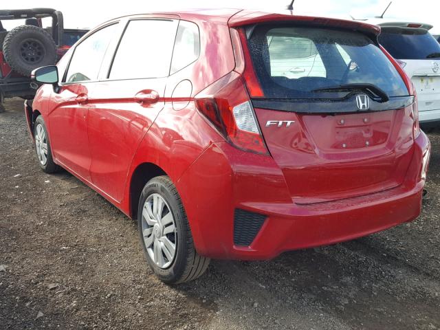 3HGGK5G52HM705979 - 2017 HONDA FIT LX RED photo 3