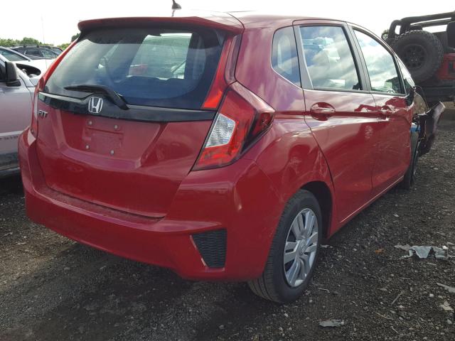 3HGGK5G52HM705979 - 2017 HONDA FIT LX RED photo 4