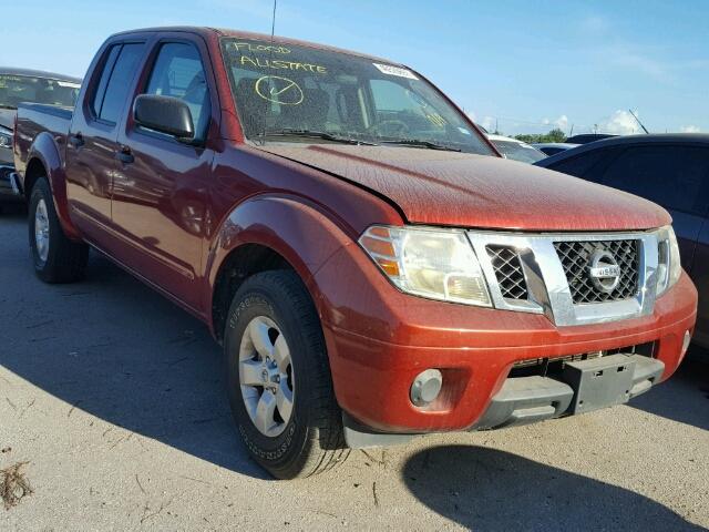 1N6AD0ER1CC438624 - 2012 NISSAN FRONTIER S RED photo 1