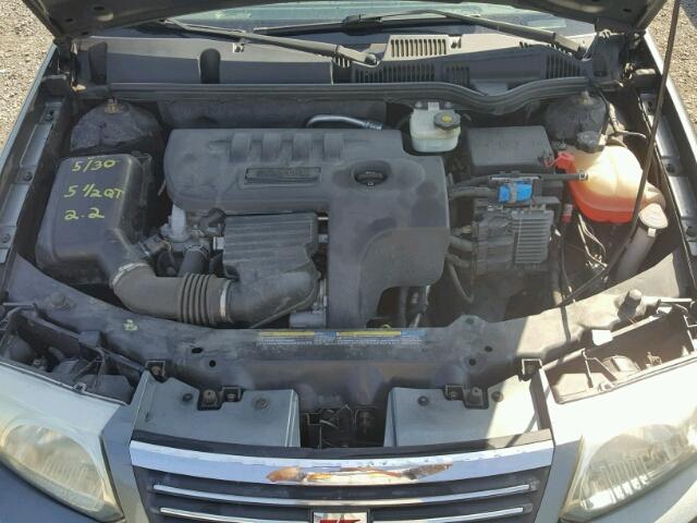 1G8AJ55F87Z167427 - 2007 SATURN ION LEVEL GRAY photo 7