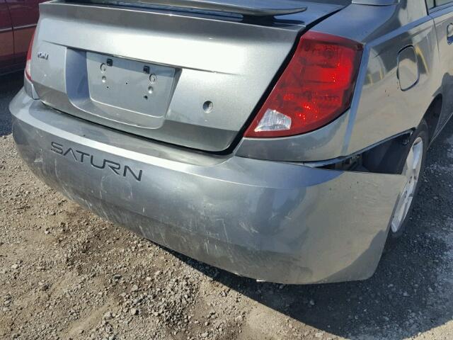 1G8AJ55F87Z167427 - 2007 SATURN ION LEVEL GRAY photo 9