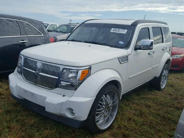 1D8GT28K78W208930 - 2008 DODGE NITRO SXT WHITE photo 2