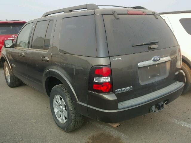 1FMEU73E08UA32375 - 2008 FORD EXPLORER BROWN photo 3