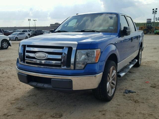 1FTRW12819FA51032 - 2009 FORD F150 SUPER BLUE photo 2