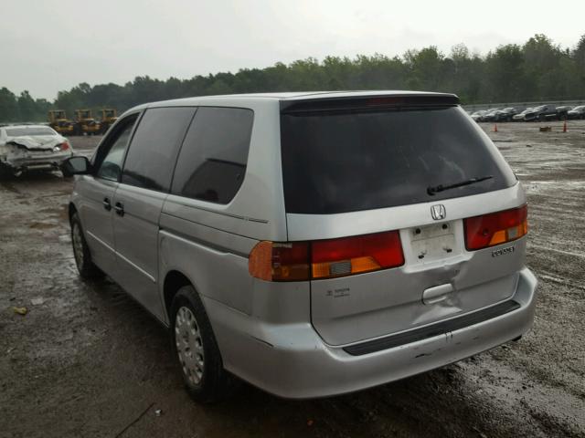 5FNRL185X3B118163 - 2003 HONDA ODYSSEY LX SILVER photo 3