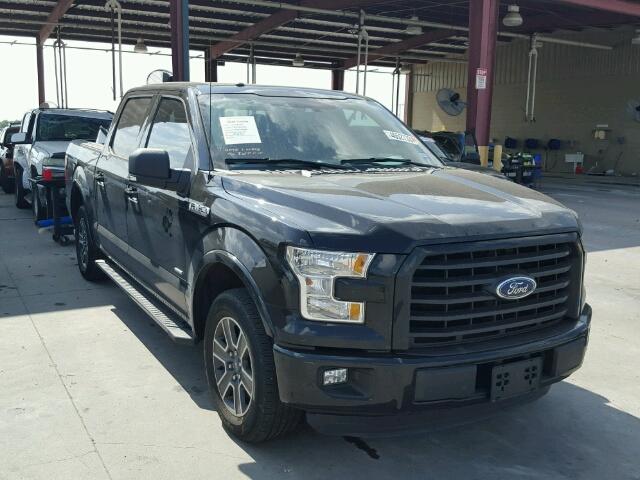 1FTEW1CP1GKE43081 - 2016 FORD F150 SUPER BLACK photo 1