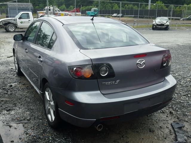 JM1BK323141196106 - 2004 MAZDA 3 S GRAY photo 3