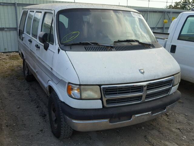 2B6HB21X1VK599439 - 1997 DODGE RAM VAN WHITE photo 1