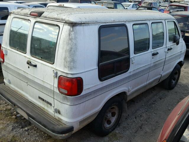 2B6HB21X1VK599439 - 1997 DODGE RAM VAN WHITE photo 4