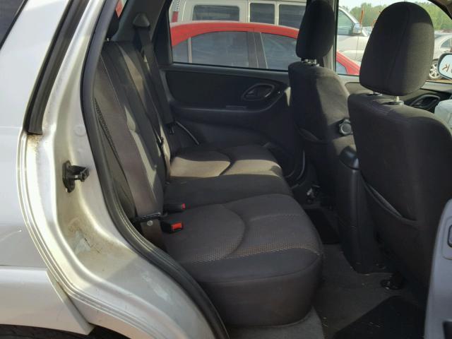 4F2YZ94135KM44131 - 2005 MAZDA TRIBUTE S SILVER photo 6