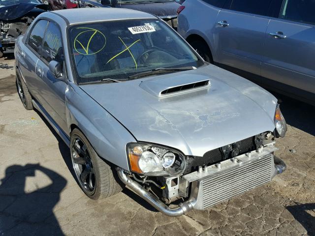 JF1GD70604L518684 - 2004 SUBARU IMPREZA WR SILVER photo 1