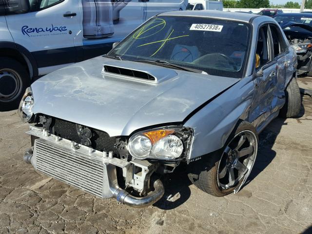 JF1GD70604L518684 - 2004 SUBARU IMPREZA WR SILVER photo 2