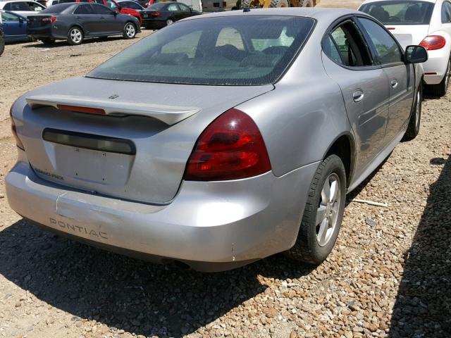 2G2WP552181105860 - 2008 PONTIAC GRAND PRIX SILVER photo 4