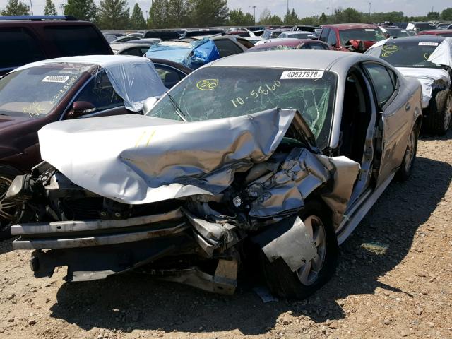 2G2WP552181105860 - 2008 PONTIAC GRAND PRIX SILVER photo 9