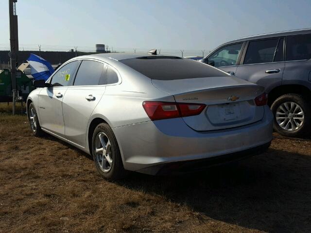 1G1ZB5ST4GF206024 - 2016 CHEVROLET MALIBU SILVER photo 3