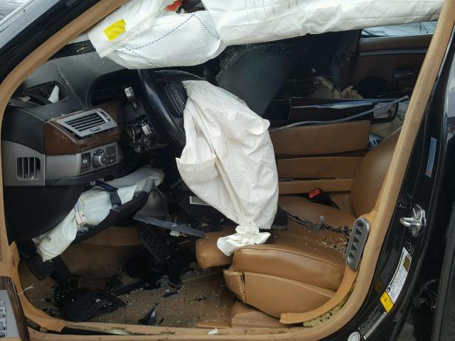 WBAHL83526DT02517 - 2006 BMW 750 I BLACK photo 5