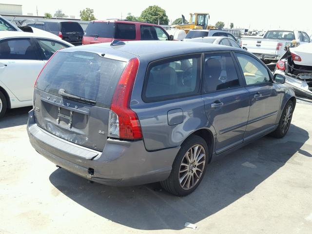 YV1390MW2A2534473 - 2010 VOLVO V50 2.4I GRAY photo 4