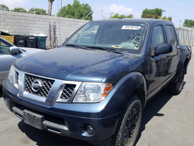 1N6AD0ER6GN713379 - 2016 NISSAN FRONTIER S BLUE photo 2