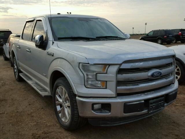 1FTEW1CG4GKD29124 - 2016 FORD F150 SUPER SILVER photo 1