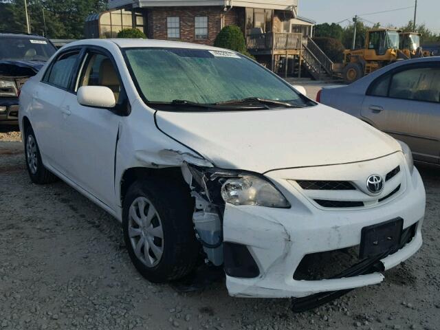 2T1BU4EE9BC706224 - 2011 TOYOTA COROLLA BA WHITE photo 1