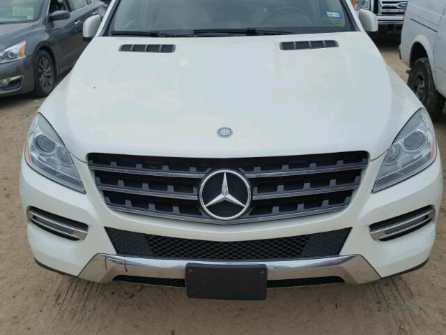 4JGDA5JB6DA245568 - 2013 MERCEDES-BENZ ML 350 WHITE photo 7