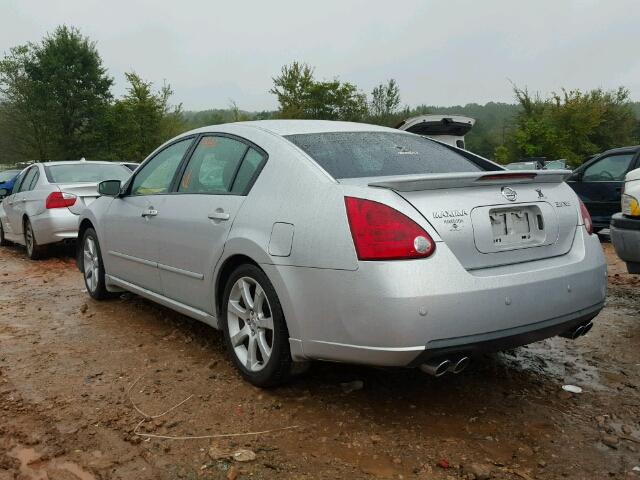 1N4BA41E57C806924 - 2007 NISSAN MAXIMA SE SILVER photo 3