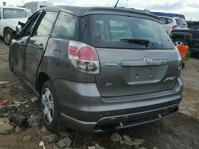 2T1KR32E77C640134 - 2007 TOYOTA COROLLA MA GRAY photo 3