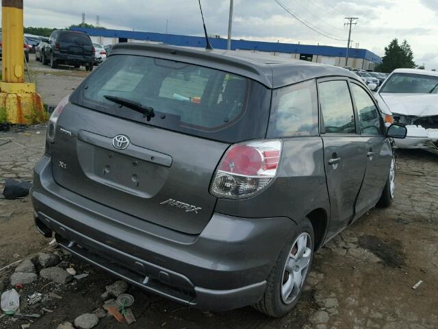 2T1KR32E77C640134 - 2007 TOYOTA COROLLA MA GRAY photo 4