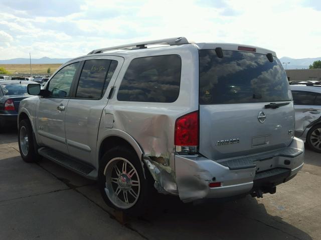 5N1AA08D88N612210 - 2008 NISSAN ARMADA SE WHITE photo 3