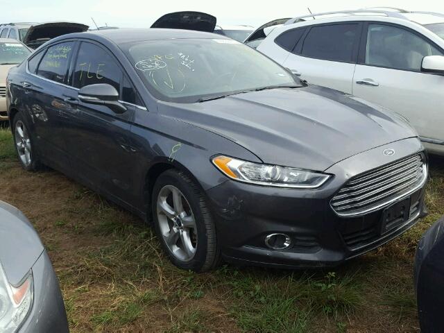 3FA6P0HD7FR263615 - 2015 FORD FUSION GRAY photo 1